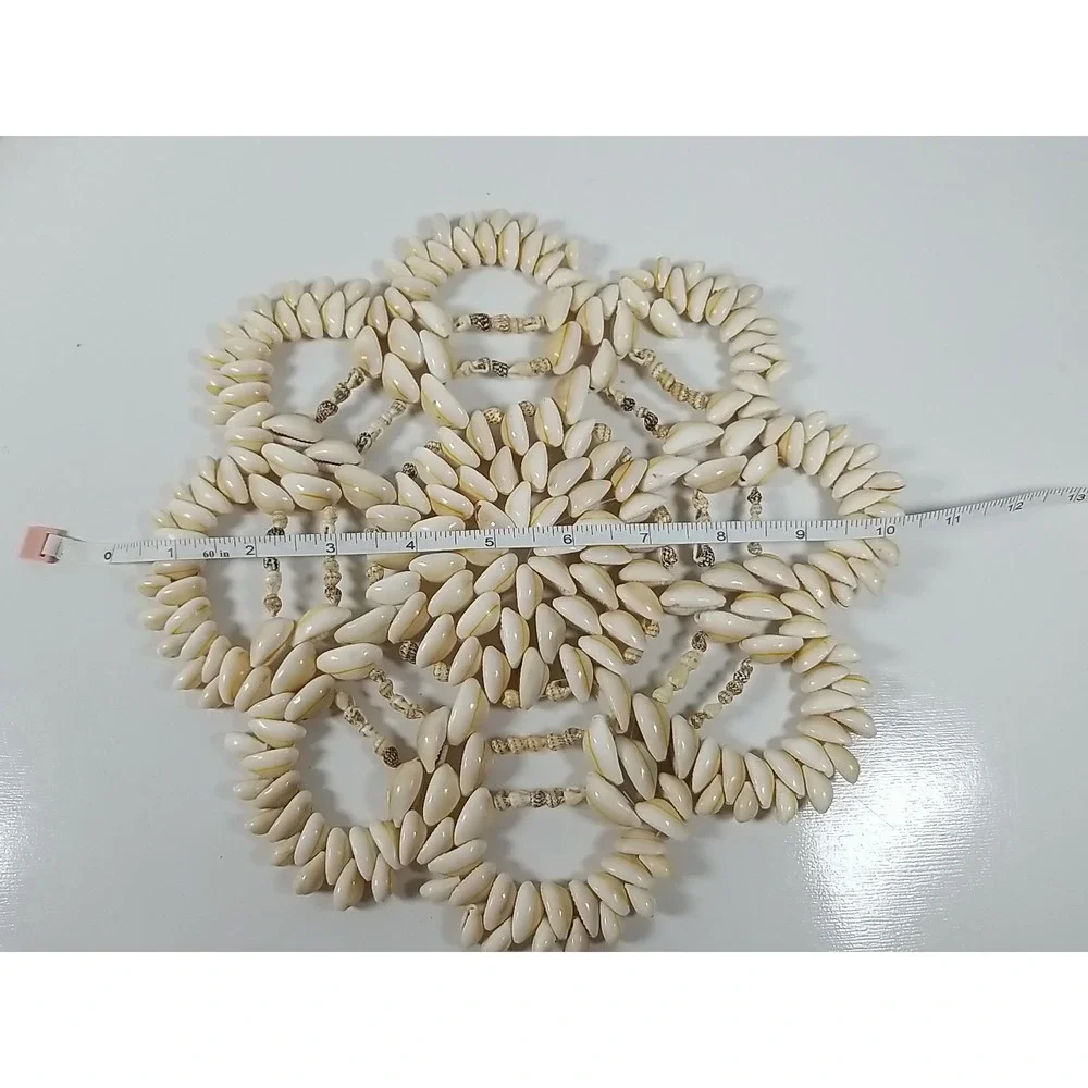 Cowrie Seashell Puka Trivet 10